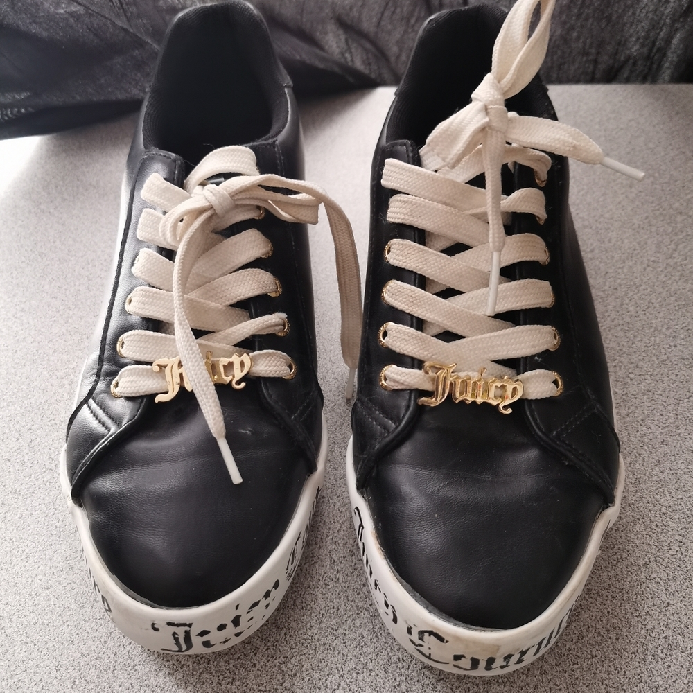 Juicy Couture Chatter Black Sneakers Size 10